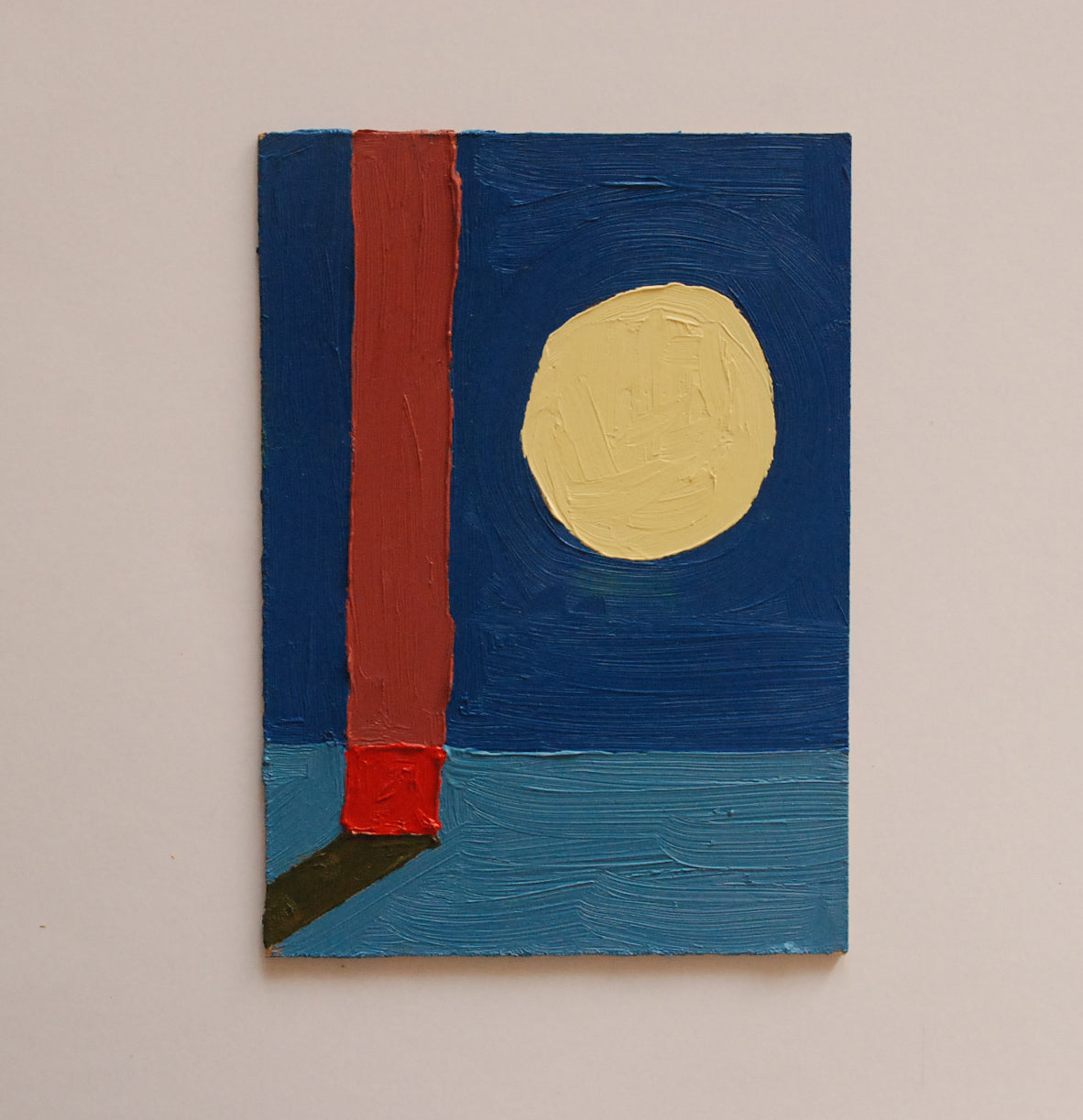 Yellow Moon in Blue